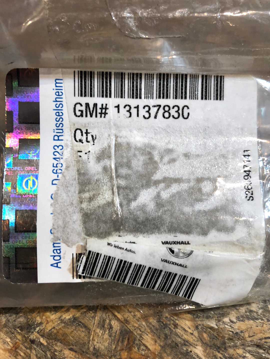 Original GM Opel Zafira B Zierleiste grundiert hinten rechts Neu