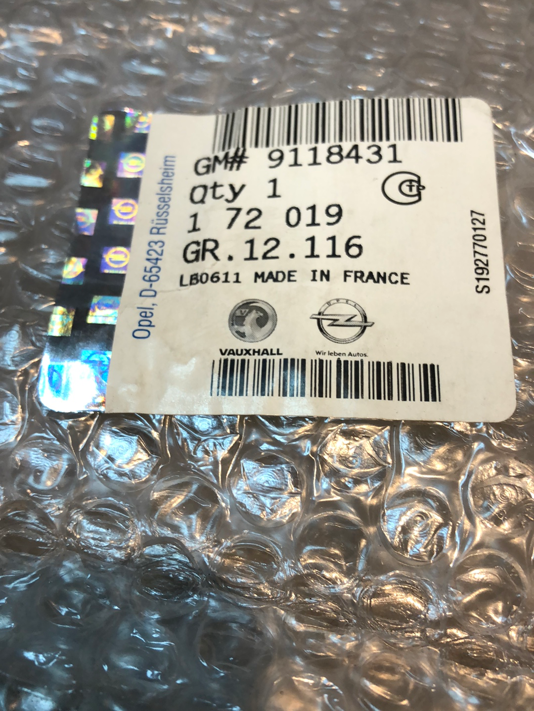 Original Opel Astra G Zierleiste vorne links Neu