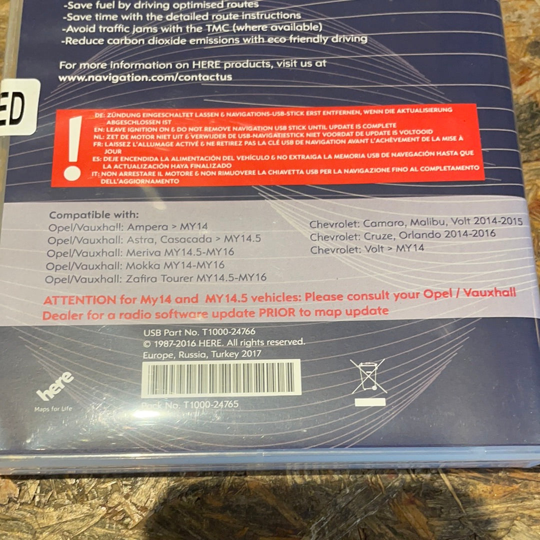 Original GM Opel Chevrolet Vauxhall Navigations CD Neu