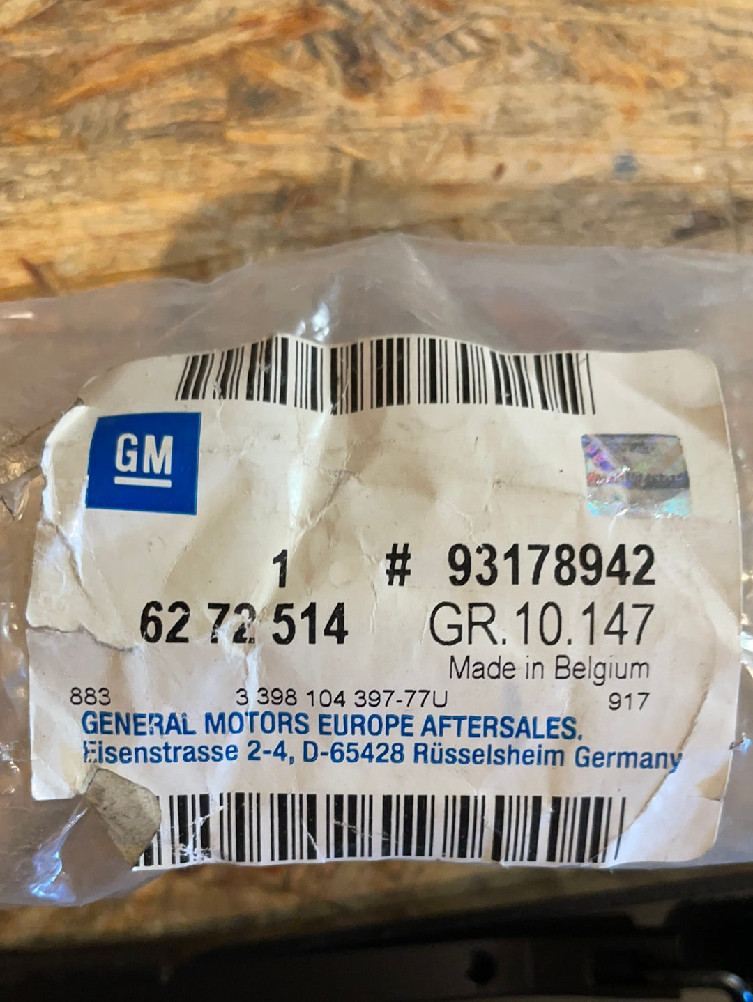 Original GM Opel Astra H Scheibenwischerarm vorne rechts Neu