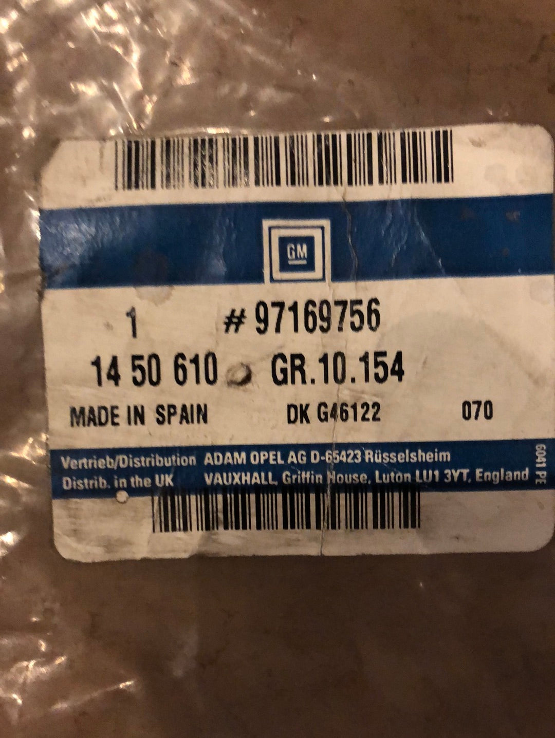 Original GM Opel Frontera B Behälter Reinigungsanlage Frontscheibe Neu