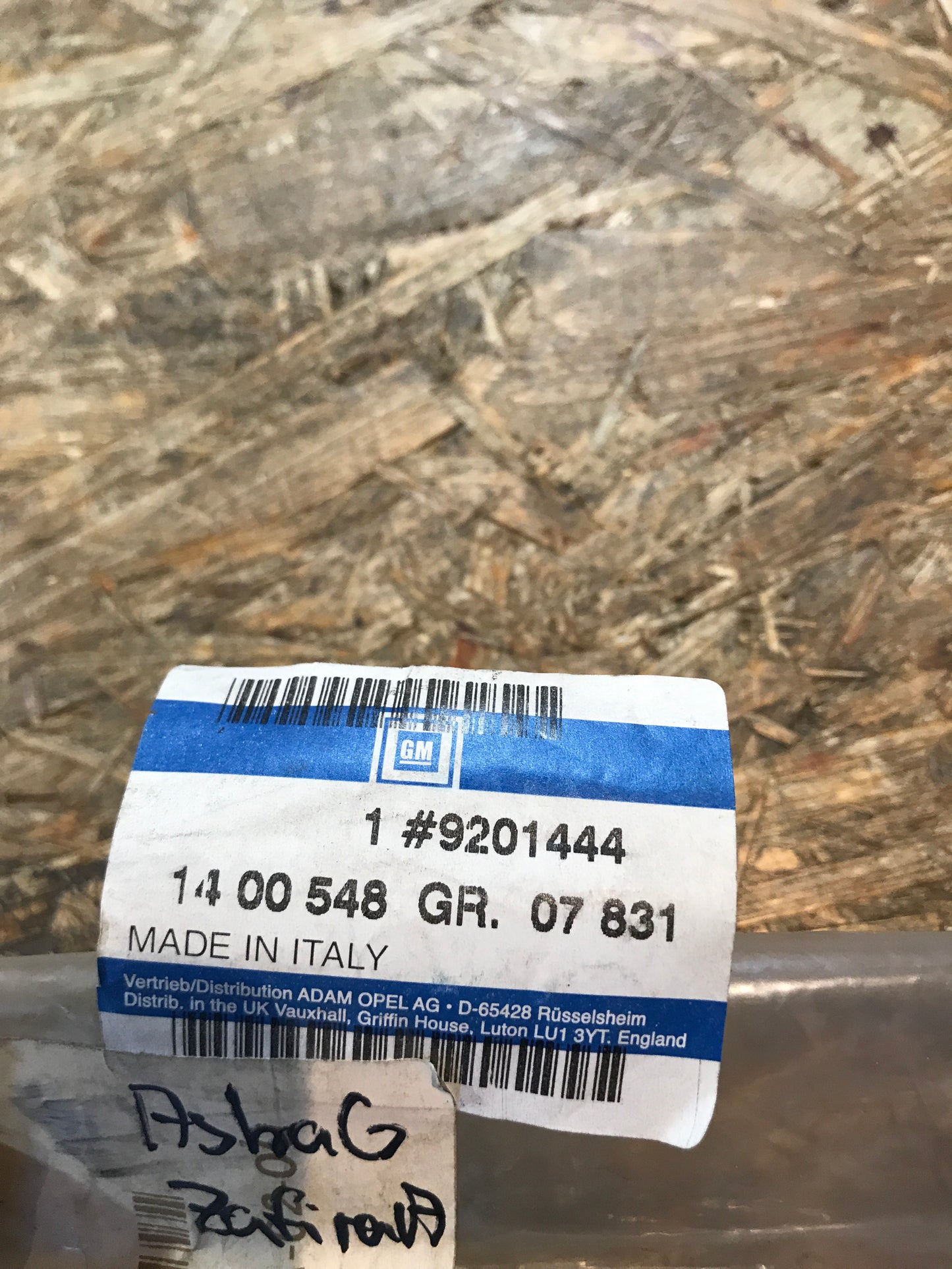 Original Opel Astra G Zafira A Zierleiste Spoiler Rechts NEU