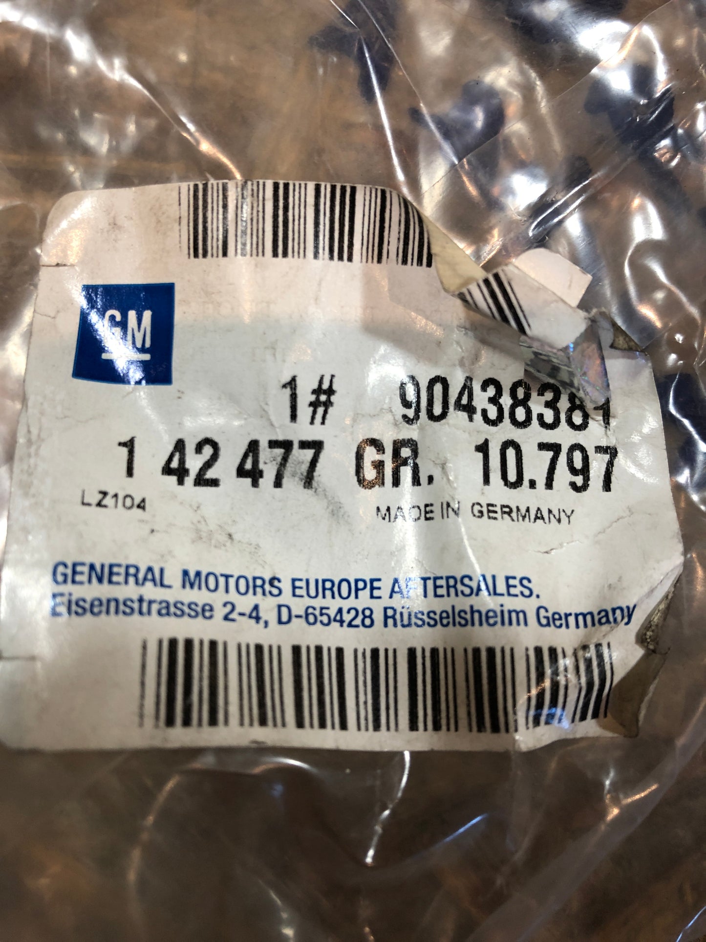 Original GM Opel Corsa Meriva Vectra Astra Zafira Fensterkurbel Neu