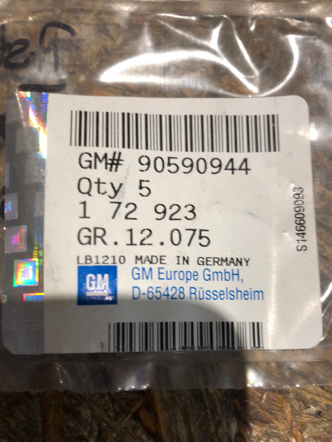 Original GM Opel Astra G Zafira A Clips Zierleiste Neu