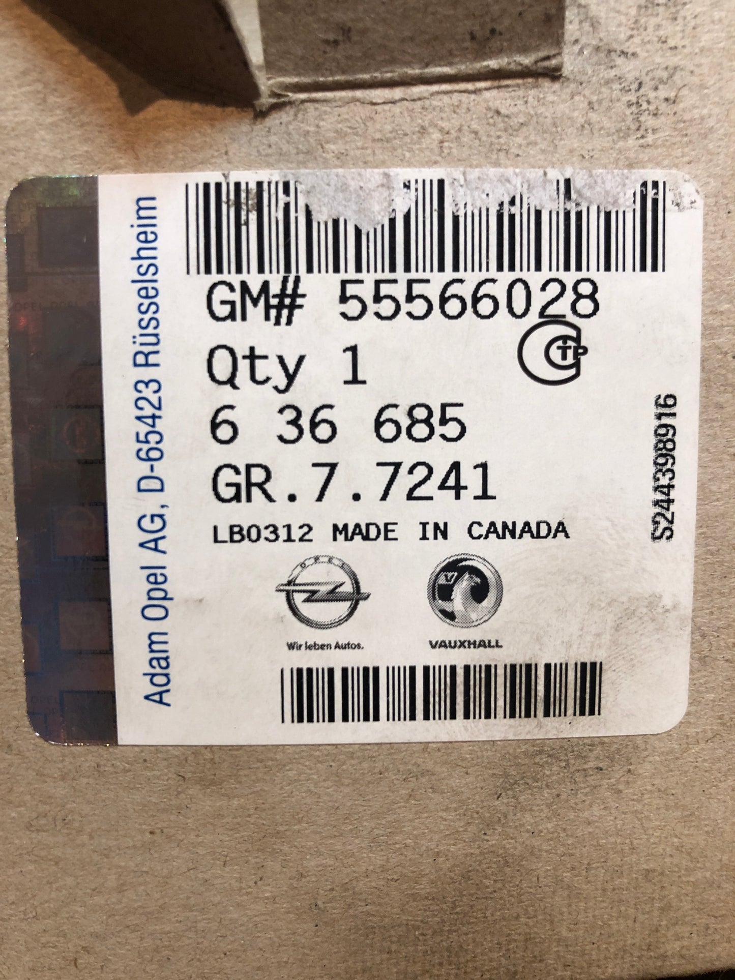 Original GM Opel Insignia A Zafira C Astra J 2,0 CDTI Riemenspanner Neu