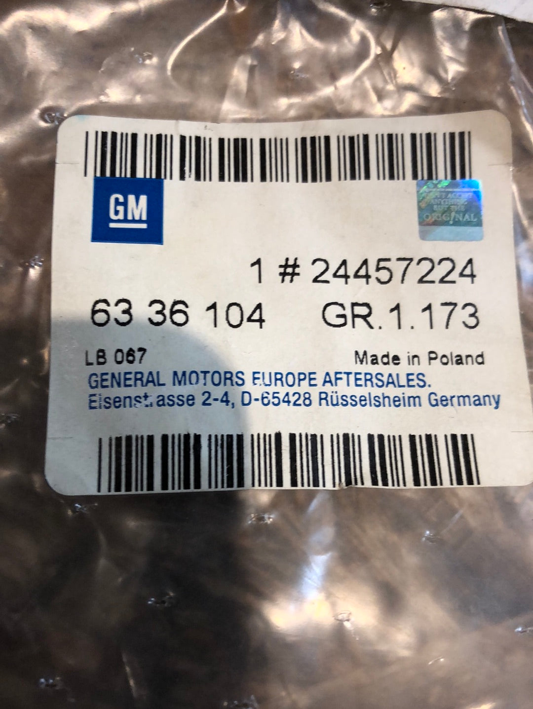 Original GM Opel Corsa C Schlauchbogen Kühler unten Neu