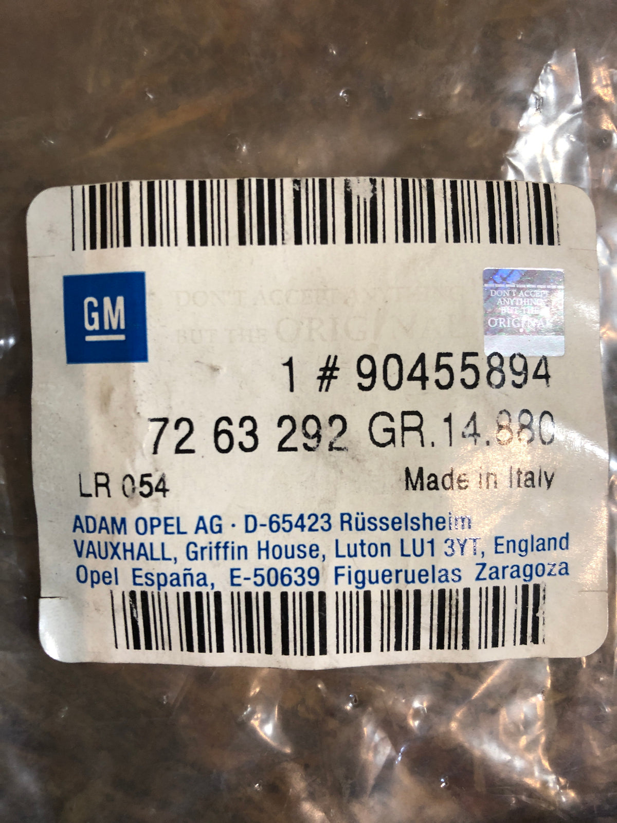 Original GM Opel Astra G Blende Sitzverstellung Rechts Neu