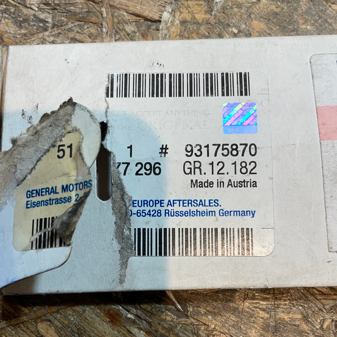 Original GM Opel Astra G Corsa C Zafira A Meriva A Schriftzug „Twinport“ hinten Neu