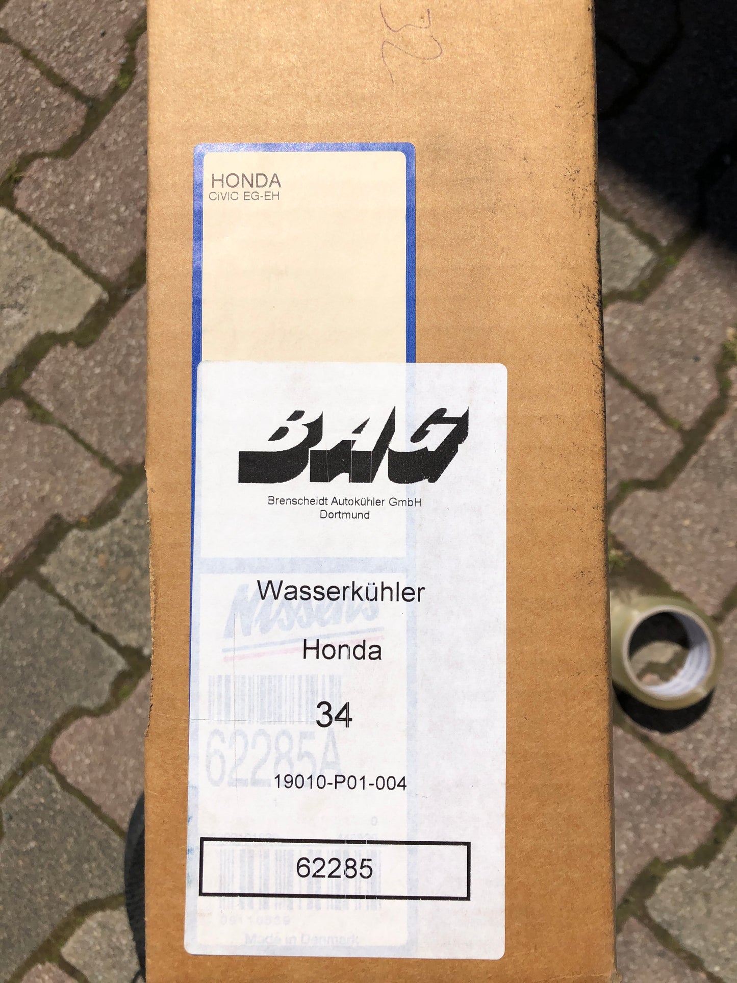 BAG Honda Civic Kühler Neu
