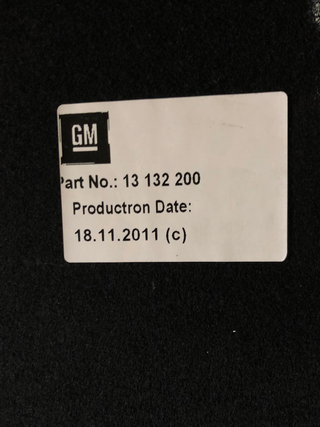 Original GM Opel Zafira B Kofferraumteppich Verkleidung Neu