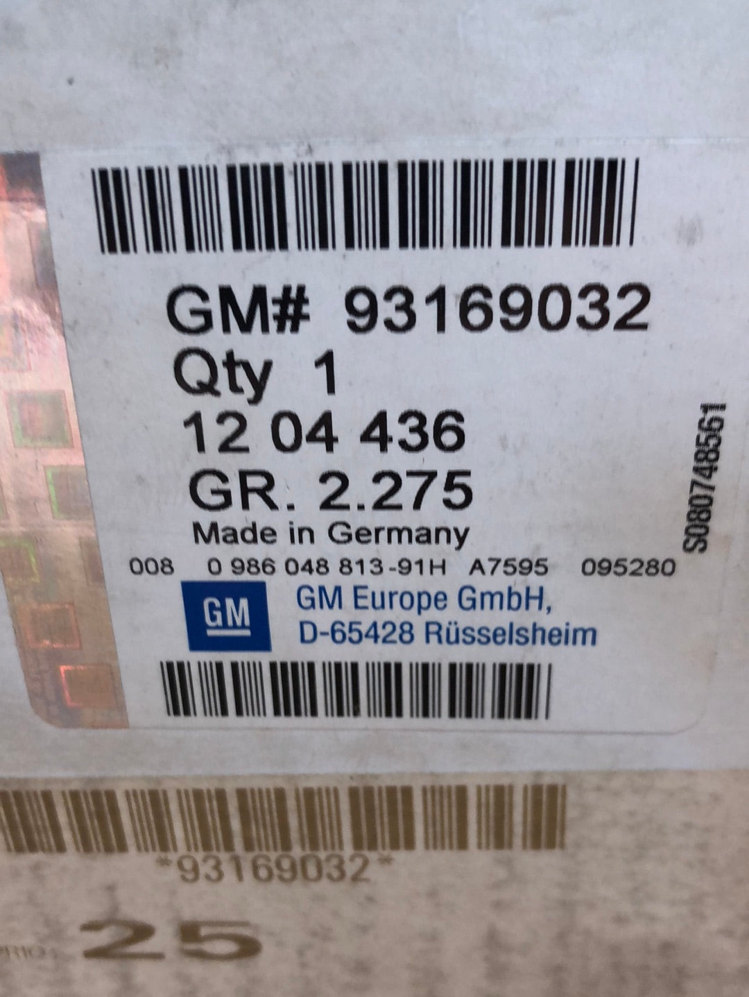 Original GM Opel Signum 1.9CDTi Astra H Vectra C Caravan 1.9CDTi Lichtmaschine 14V 120A Neu
