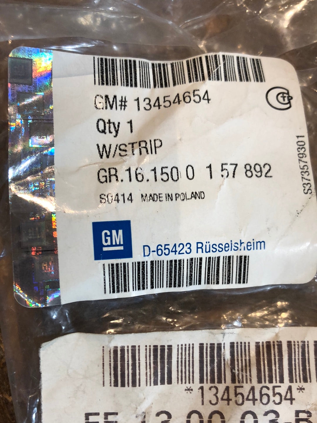 Original GM Opel Insignia Caravan Gummiabdichtung Hintertüre Neu