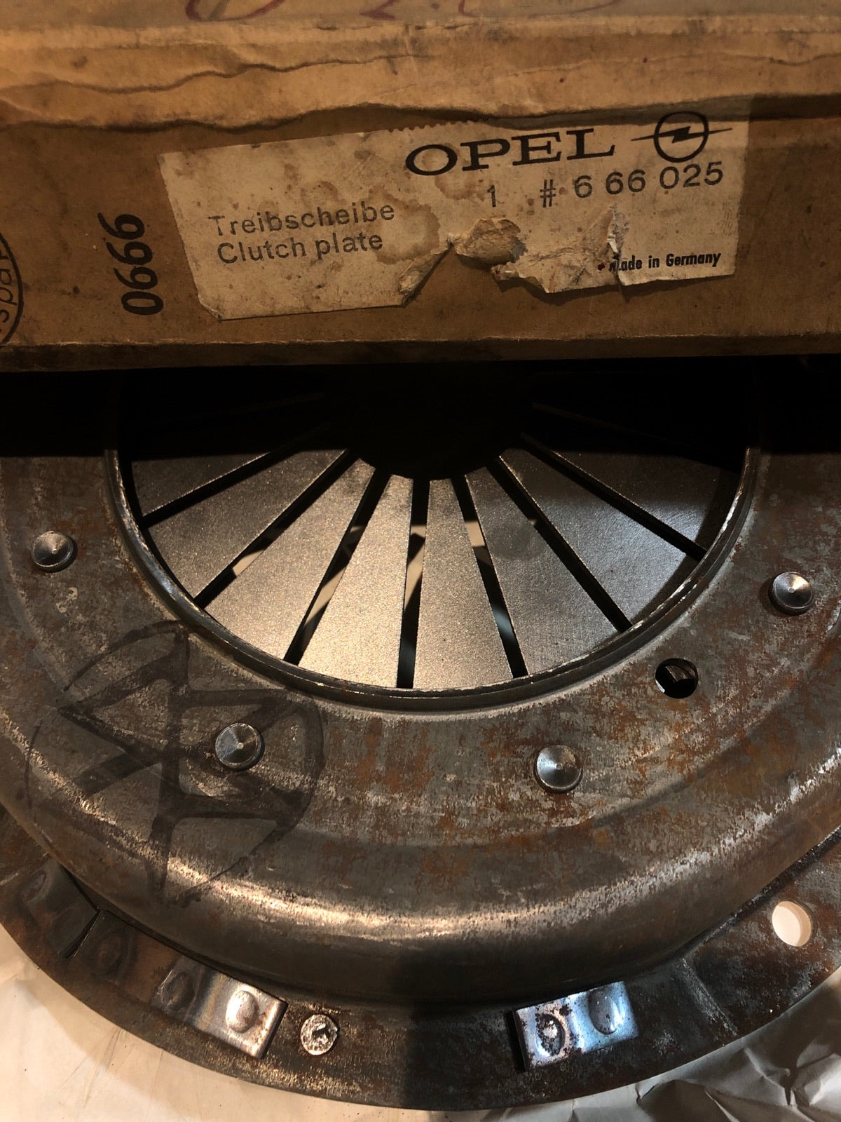 Original Opel Blitz Kupplungsdruckplatte Neu