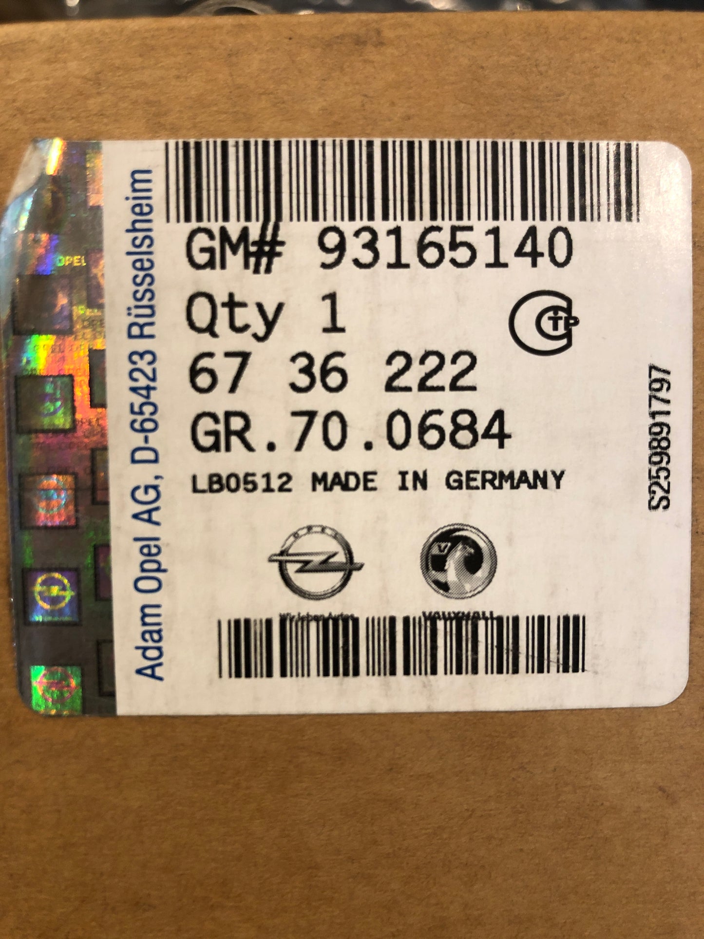 Original GM Opel Zafira A Vectra B Omega B Kabelsatz Anhängerkupplung Neu