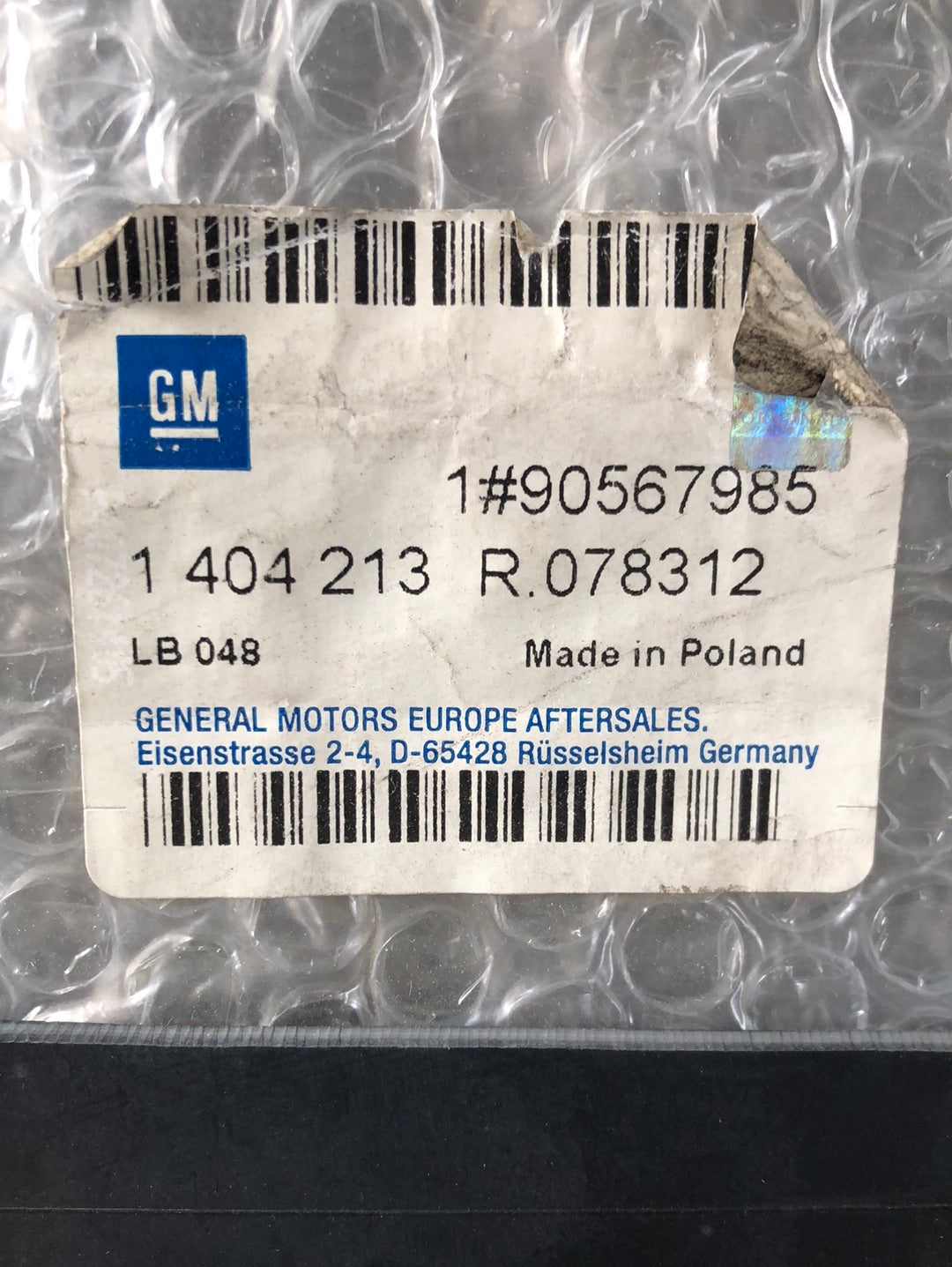 Original GM Opel Zafira B Blende Stoßfängerverkleidung hinten unten Neu