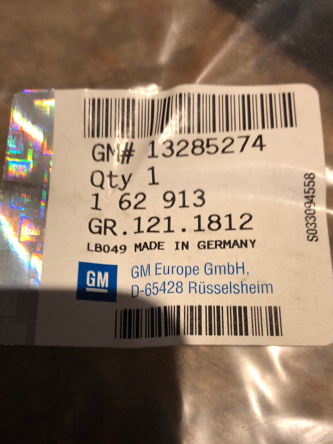 Original GM Opel Corsa D Kantenschutz Türscheibendichtung hinten Neu