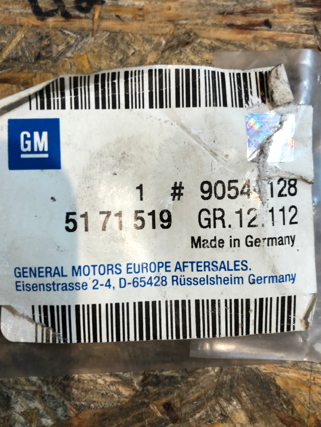 Original GM Opel Vectra B Zierleiste Vorne Neu