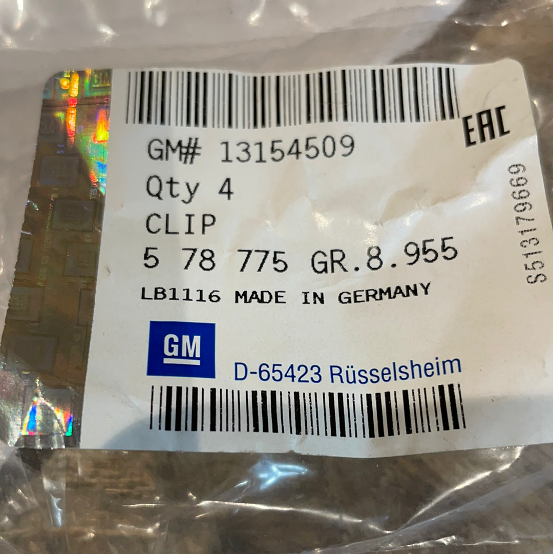 Original GM Opel Astra H Meriva B Zafira Montageklammer Handbremse Neu
