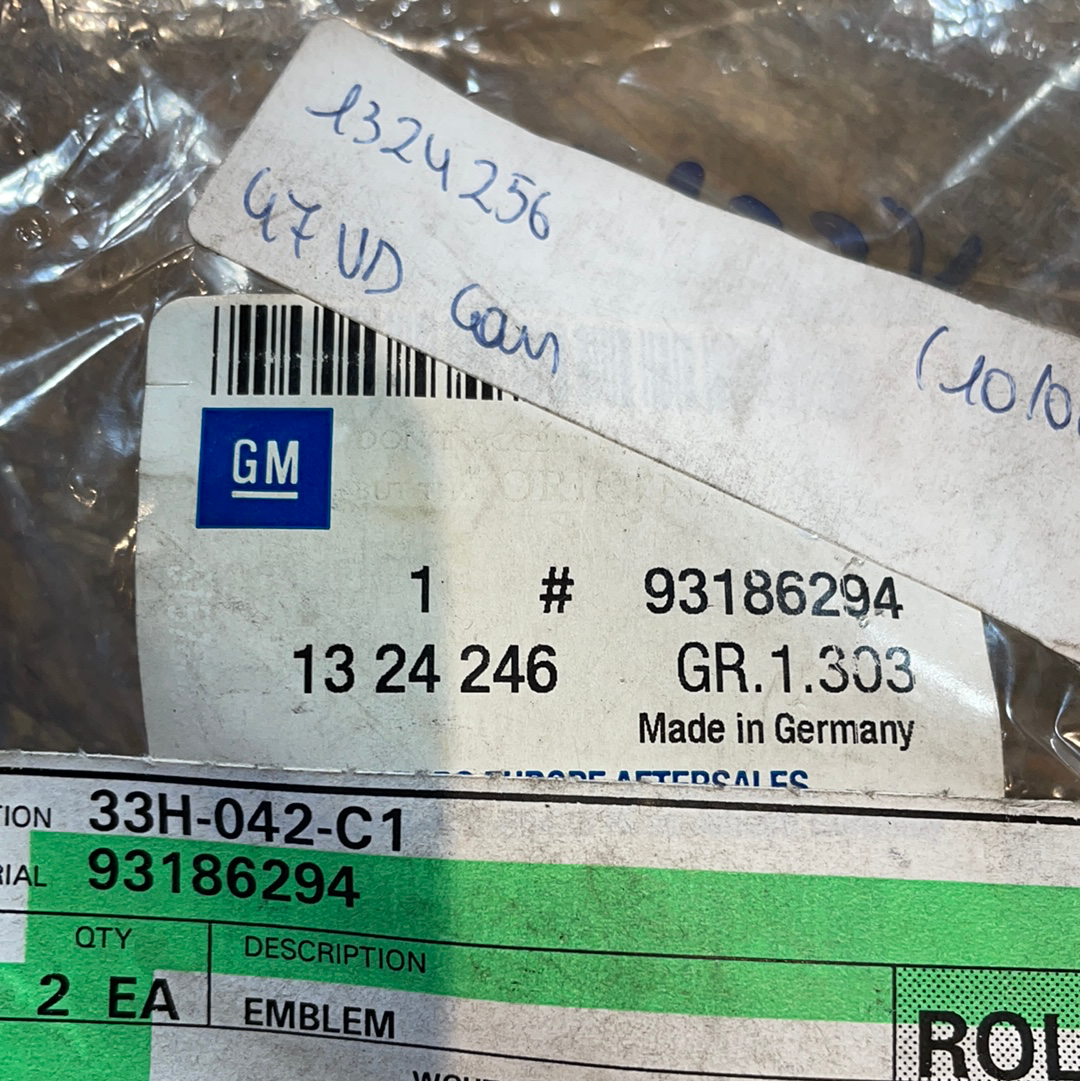 Original GM Opel Vectra C Signum Emblem Kühlergitter Neu
