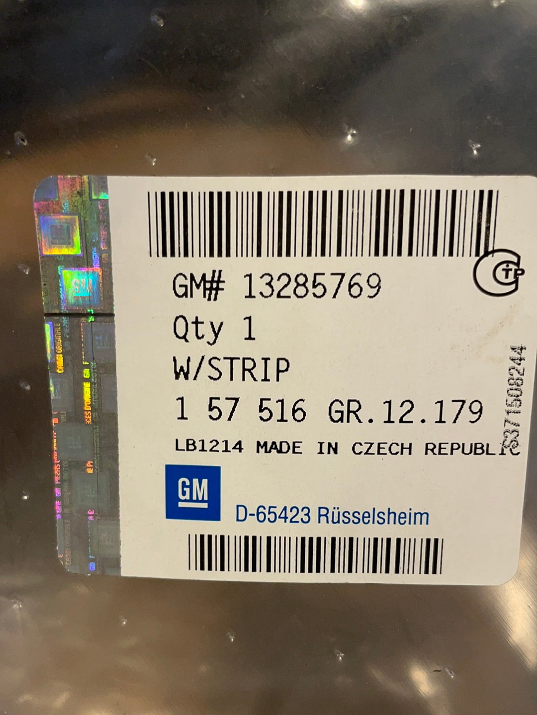 Original GM Opel Zafira C Gummiabdichtung Heckklappe Neu
