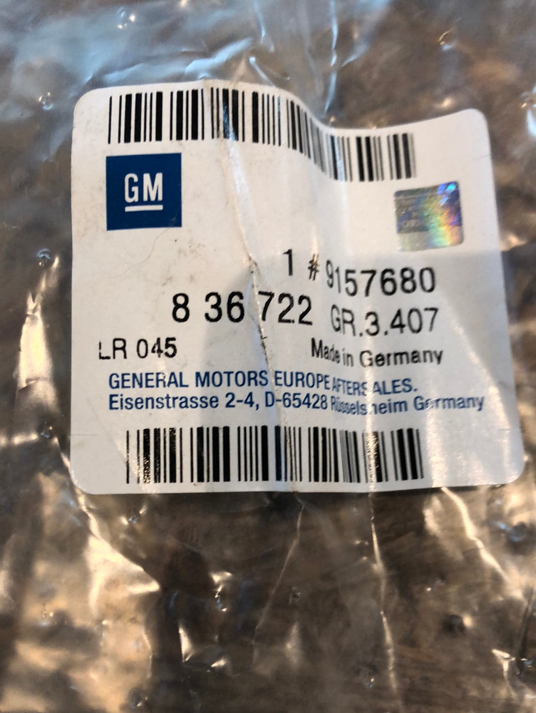 Original GM Opel Vectra B Schlauch an Luftreiniger Neu