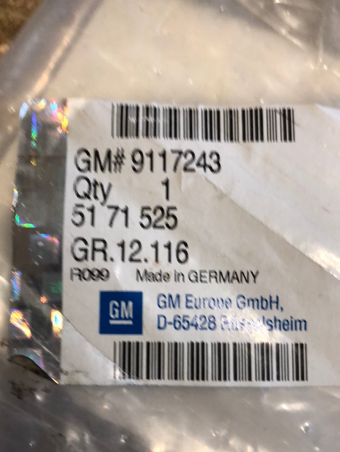 Original GM Opel Astra F Türzierleiste vorne links Neu