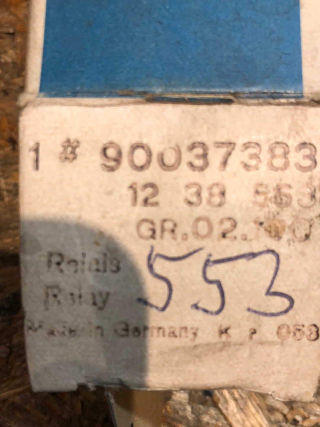 Original GM Opel Rekord E Kadett Vorglührelais Neu