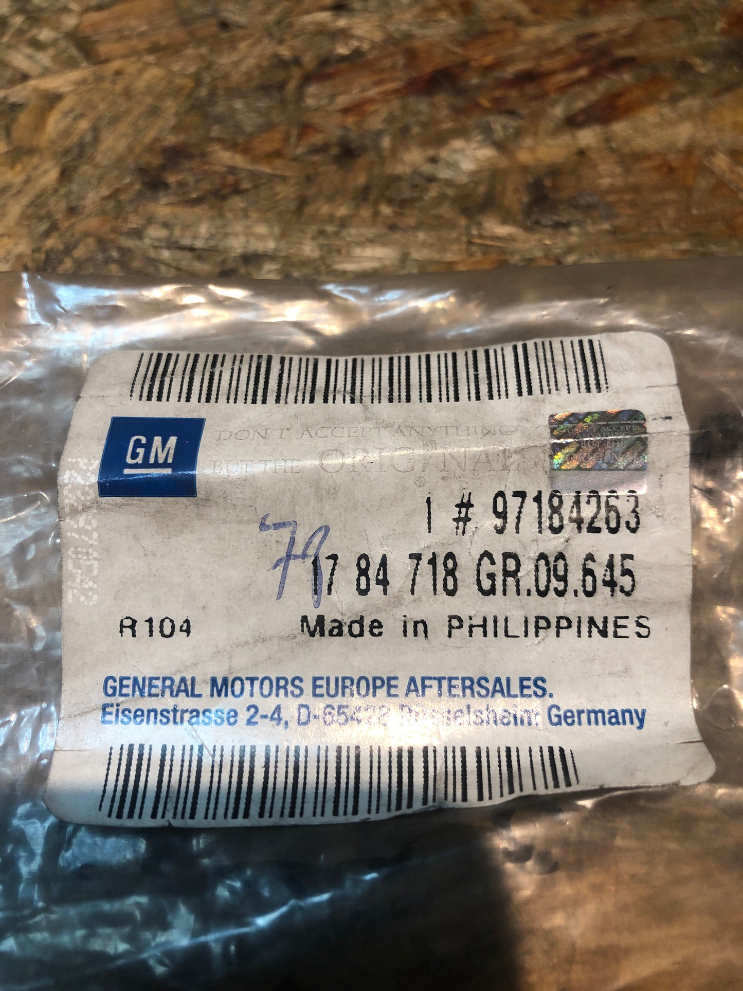 Original GM Opel Corsa C Combo C Tigra B Frontera B Speedster Dachantenne Neu