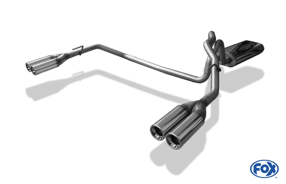 FOX Jeep Grand Cherokee Typ WJ/WG Endschalldämpfer Ausgang rechts/links - 2x80 Typ 13 rechts/links