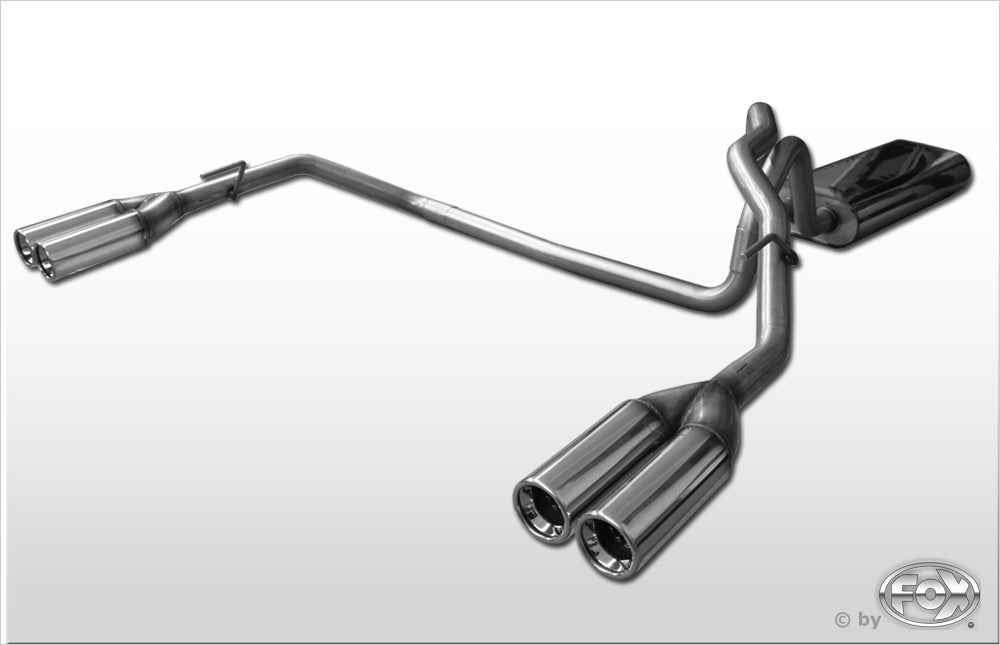 FOX Jeep Grand Cherokee Typ WJ/WG Endschalldämpfer Ausgang rechts/links - 2x80 Typ 13 rechts/links