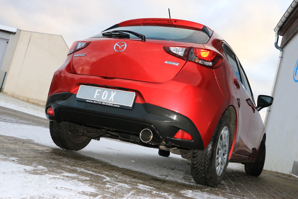 FOX Mazda 2 DL/DJ Endschalldämpfer - 1x100 Typ 12