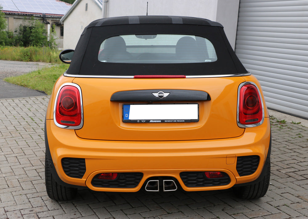 FOX Mini Cooper S - F57 Endschalldämpfer Ausgang mittig - 2x95x78 Typ 68