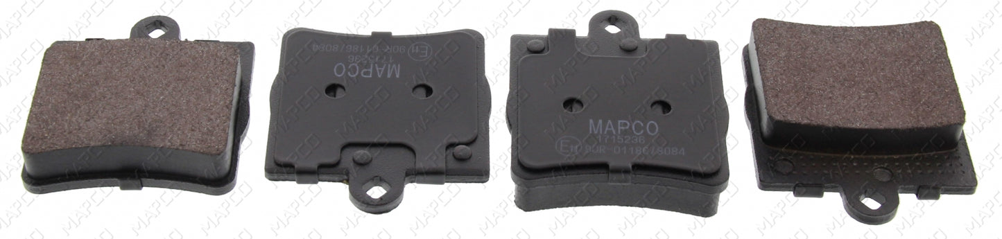 MAPCO Bremsbelagsatz, Scheibenbremse Hinterachse 6599