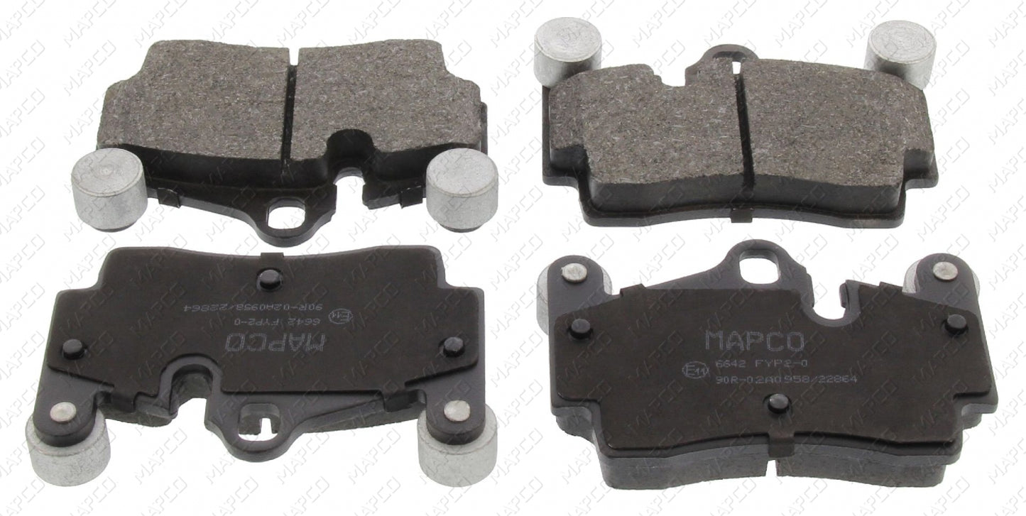 MAPCO Bremsbelagsatz, Scheibenbremse Hinterachse 6642