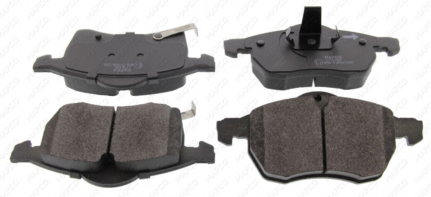 MAPCO Bremsbelagsatz, Scheibenbremse Vorderachse 6478