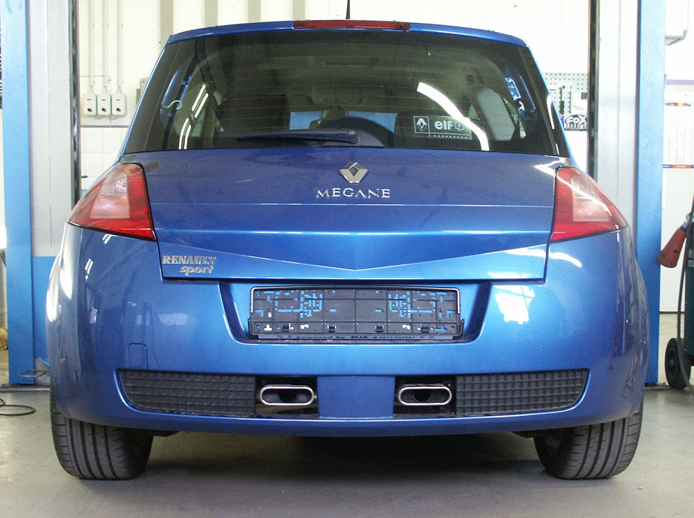 FOX Renault Megane II Sport Endschalldämpfer Ausgang mittig - 2x130x50 Typ 52