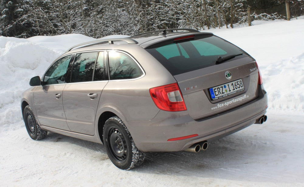 FOX Skoda Superb 3T 4x4 Endschalldämpfer rechts/links - 2x80 Typ 16 rechts/links