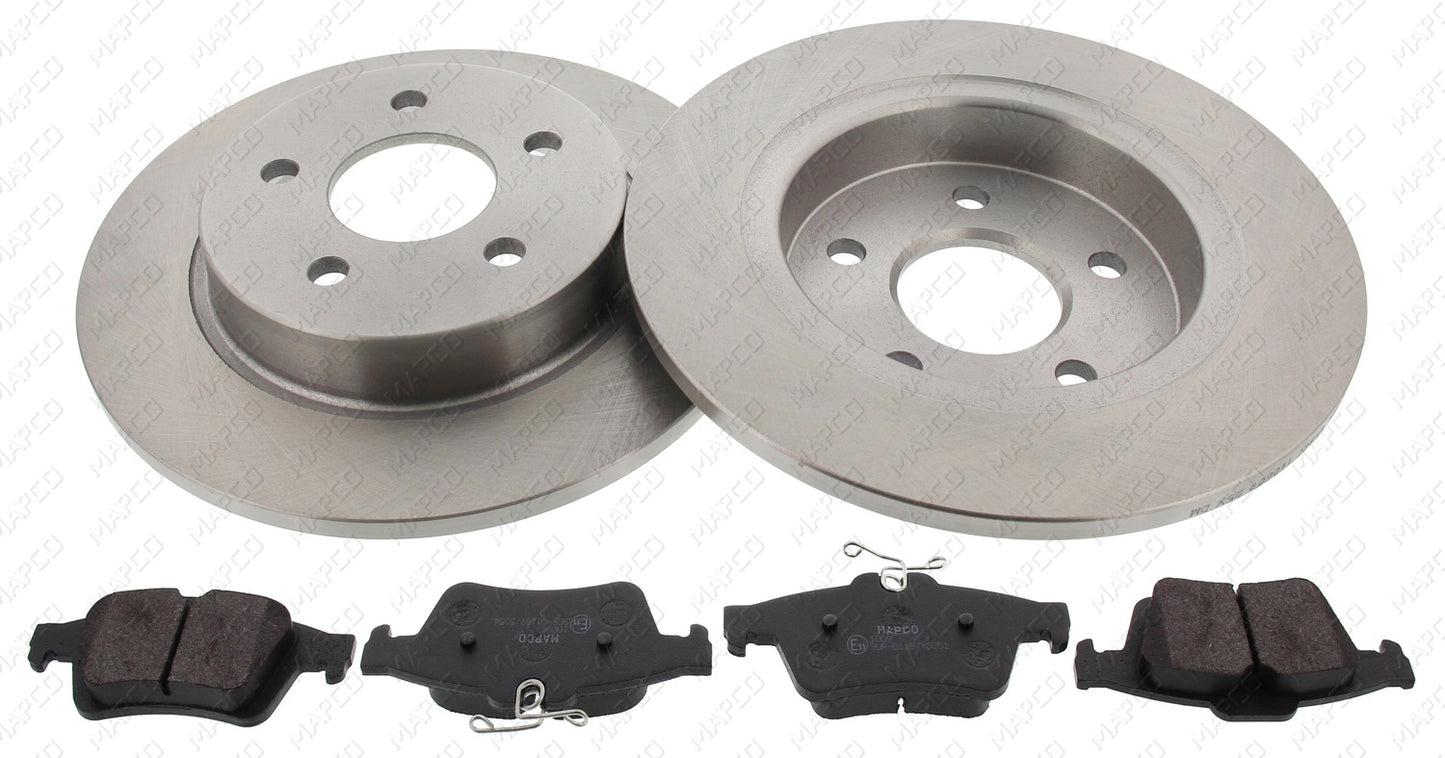 MAPCO Bremsensatz, Scheibenbremse Hinterachse Satz 47645
