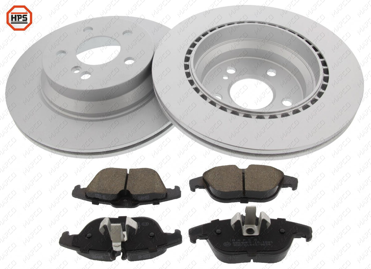 MAPCO Bremsensatz, Scheibenbremse Hinterachse 47816HPS