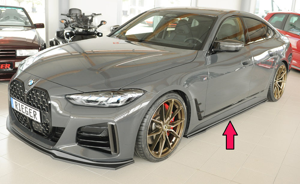 Rieger Seitenschwelleransatz BMW i4 M G26 (G4C) Gran Coupé (5-tür.) 11.21- 00053534