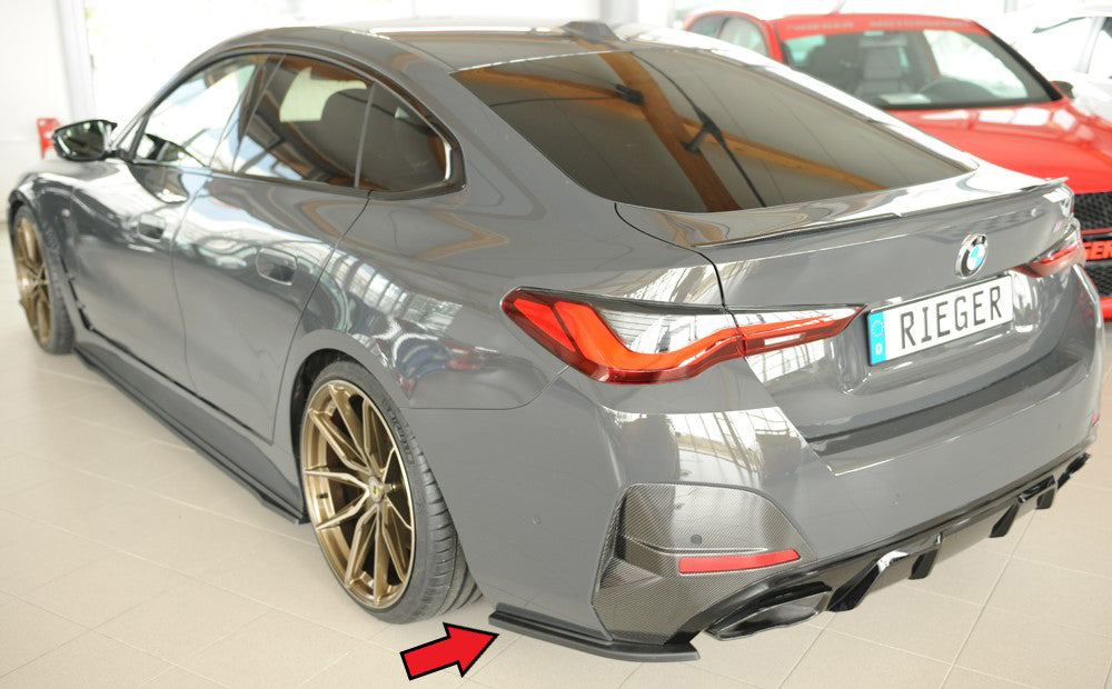Rieger Heckschürzenansatz seitlich links BMW i4 M G26 (G4C) Gran Coupé (5-tür.) 11.21- 00053536
