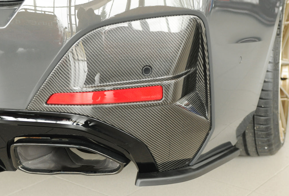 Rieger Heckschürzenansatz seitlich rechts BMW i4 M G26 (G4C) Gran Coupé (5-tür.) 11.21- 00053537