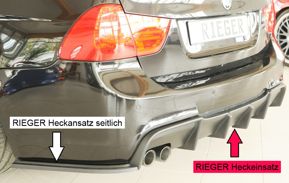 Rieger Heckeinsatz BMW 3er E91 Touring 09.08- (ab Facelift) LCI 00053544