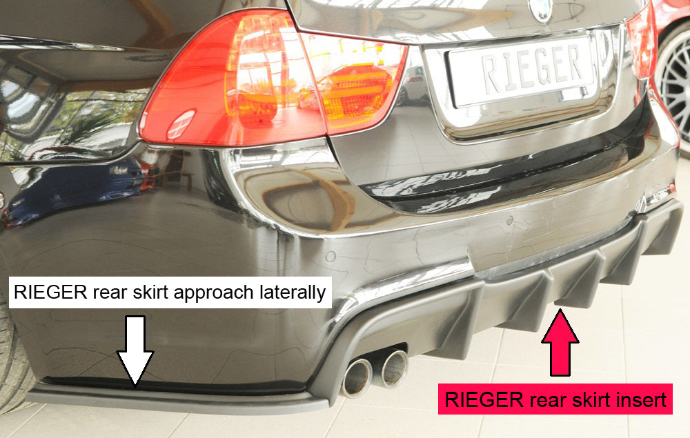 Rieger Heckeinsatz BMW 3er E91 Touring 09.08- (ab Facelift) LCI 00053544