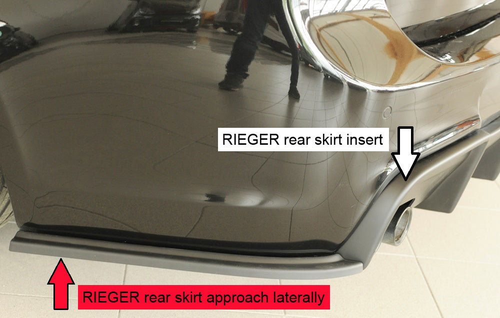 Rieger Heckschürzenansatz seitlich links BMW 3er E91 Touring 09.08- (ab Facelift) LCI 00053546