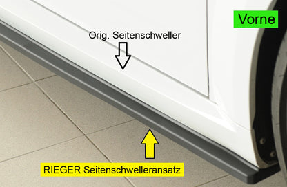 Rieger Seitenschwelleransatz (ca. 19mm) Audi TTS (8J-FV/8S) Roadster 07.14-08.18 (bis Facelift) 00055142