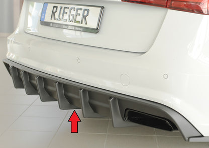 Rieger Heckeinsatz (für Fzg. ohne AHK) Audi A6 (4G/C7) Lim. 09.14- (ab Facelift) 00055343