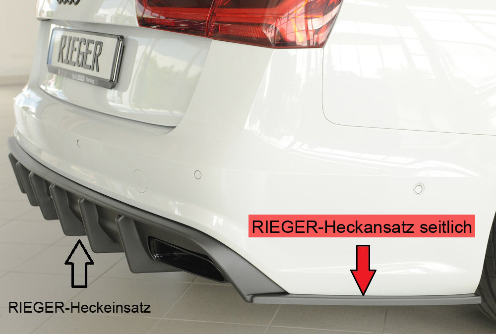 Rieger Heckschürzenansatz seitlich rechts Audi A6 S6 (4G/C7) Lim. 09.14- (ab Facelift) 00055346
