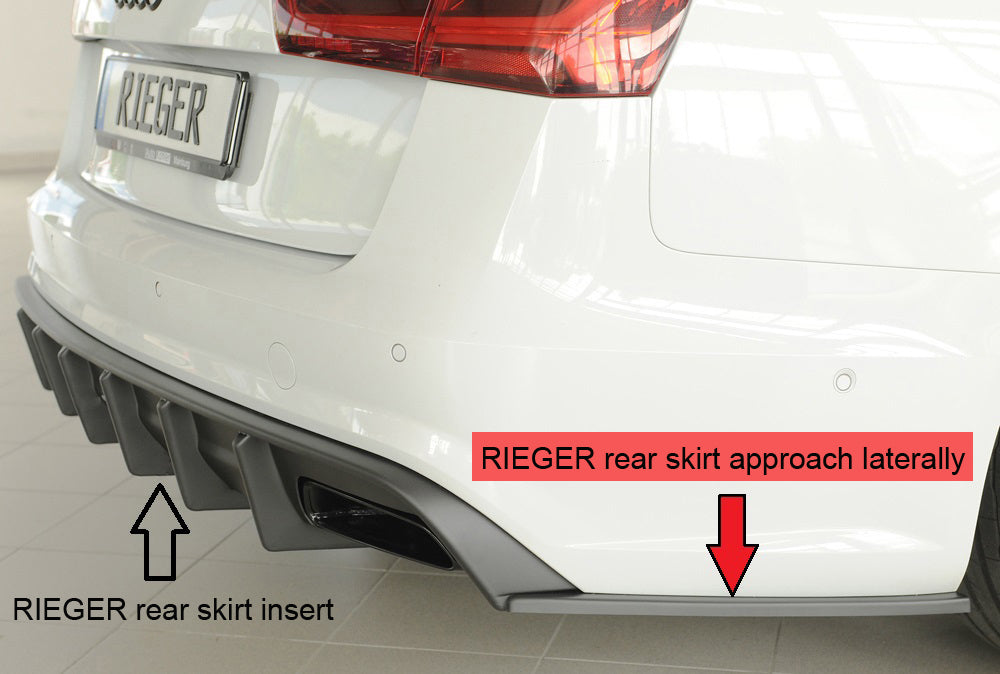 Rieger Heckschürzenansatz seitlich rechts Audi A6 S6 (4G/C7) Lim. 09.14- (ab Facelift) 00055346