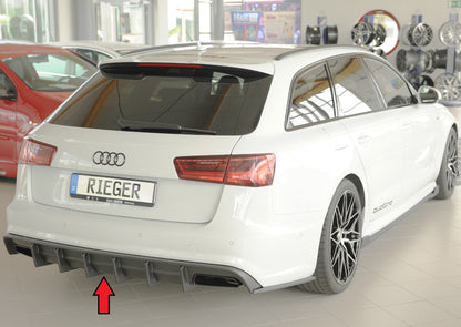 Rieger Heckeinsatz (für Fzg. mit AHK) Audi A6 (4G/C7) Lim. 09.14- (ab Facelift) 00055347